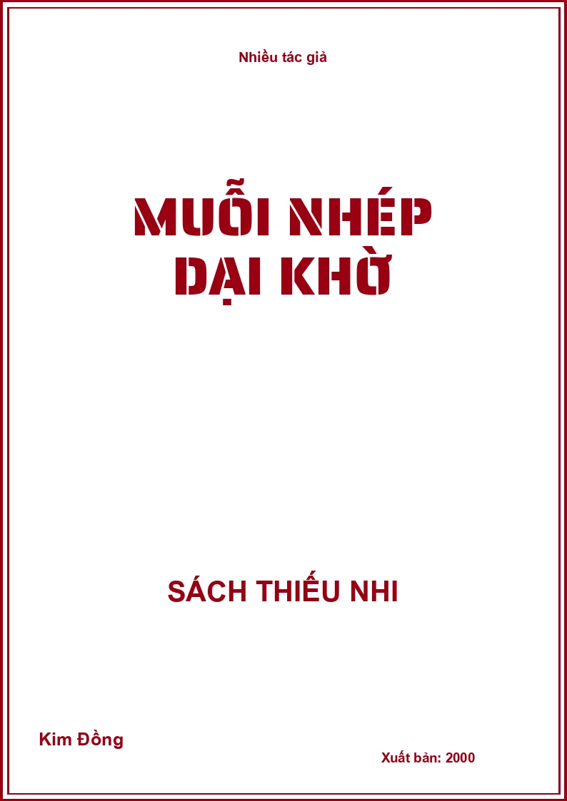 Muỗi nhép dại khờ