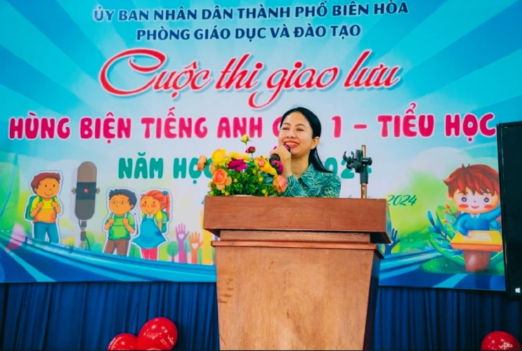 Giao lưu hùng biện tiếng Anh cấp Tiểu học năm 2024