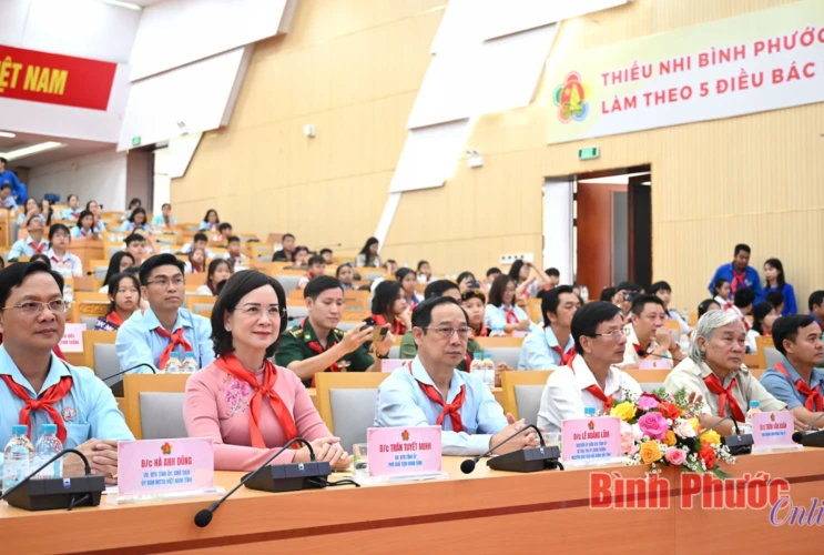 Bình Phước: Tuyên dương 135 cháu ngoan Bác Hồ cấp tỉnh