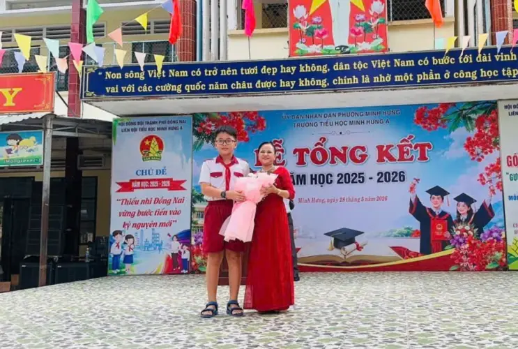 Lễ tổng kết năm học 2025-2026 tại trường Tiểu học Minh Hưng A ghi dấu nhiều niềm vui và thành tích nổi bật