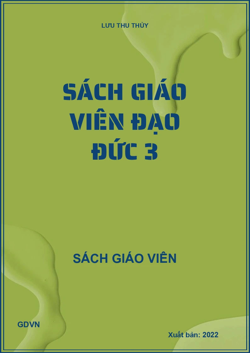 Sách Giáo Viên Đạo đức 3