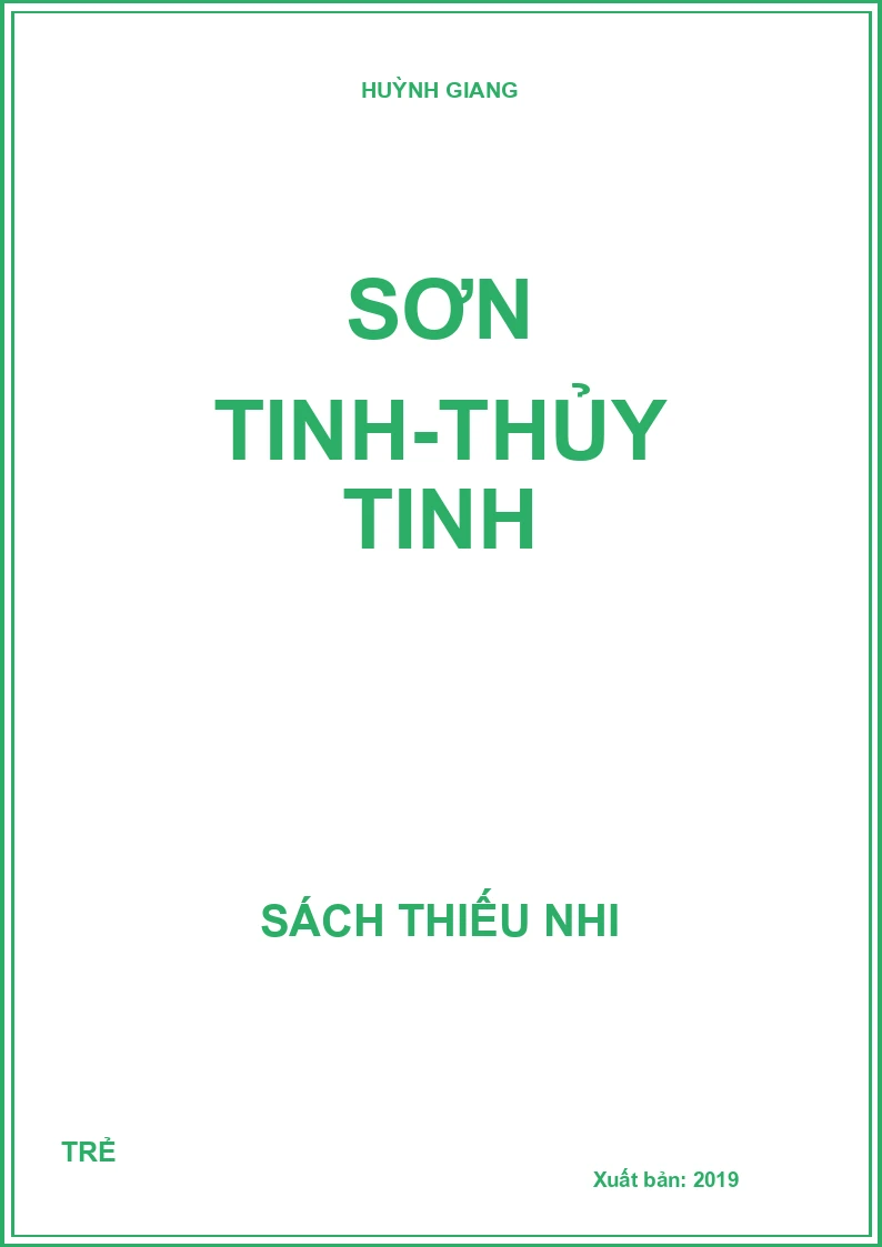 Sơn Tinh - Thủy Tinh