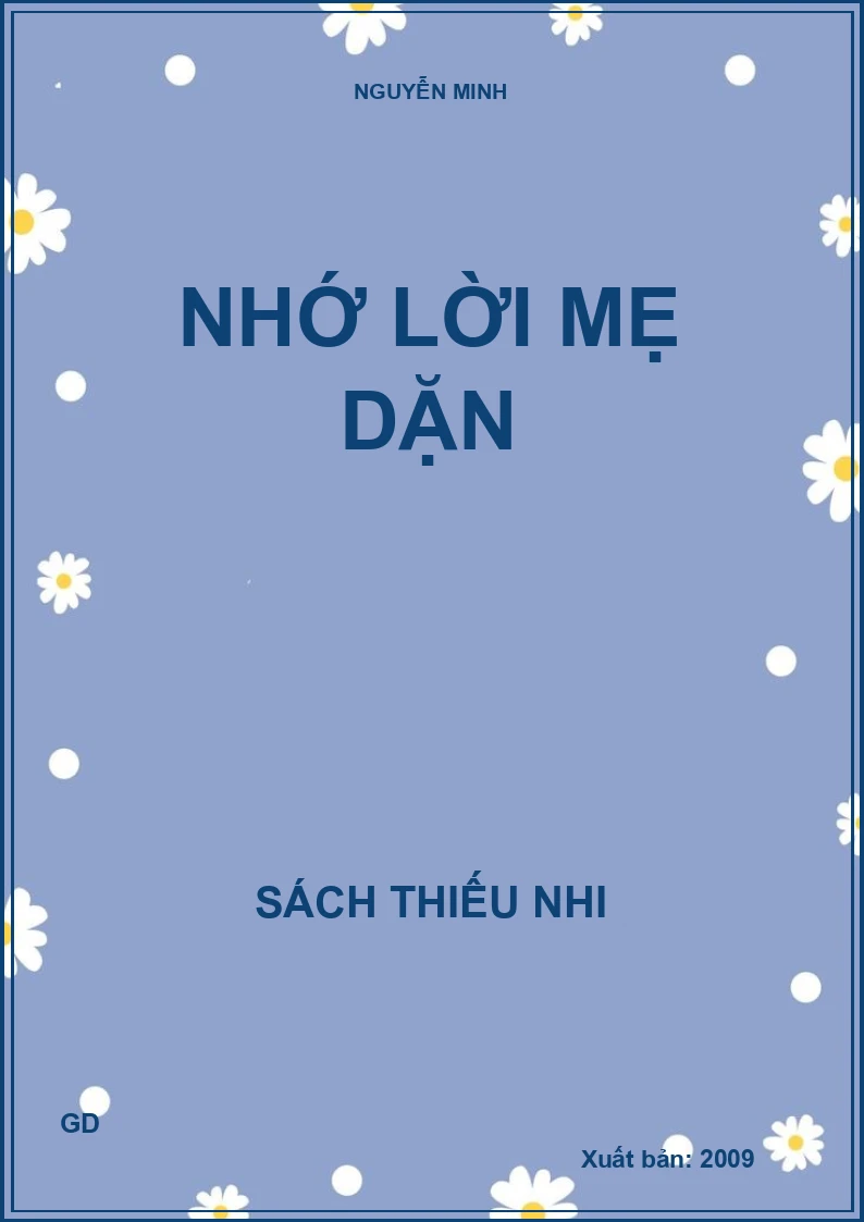 Nhớ lời mẹ dặn