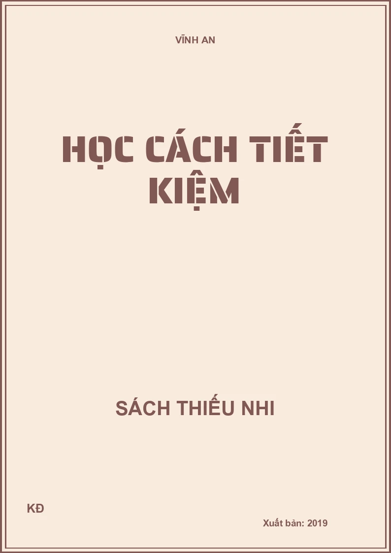 Học cách tiết kiệm