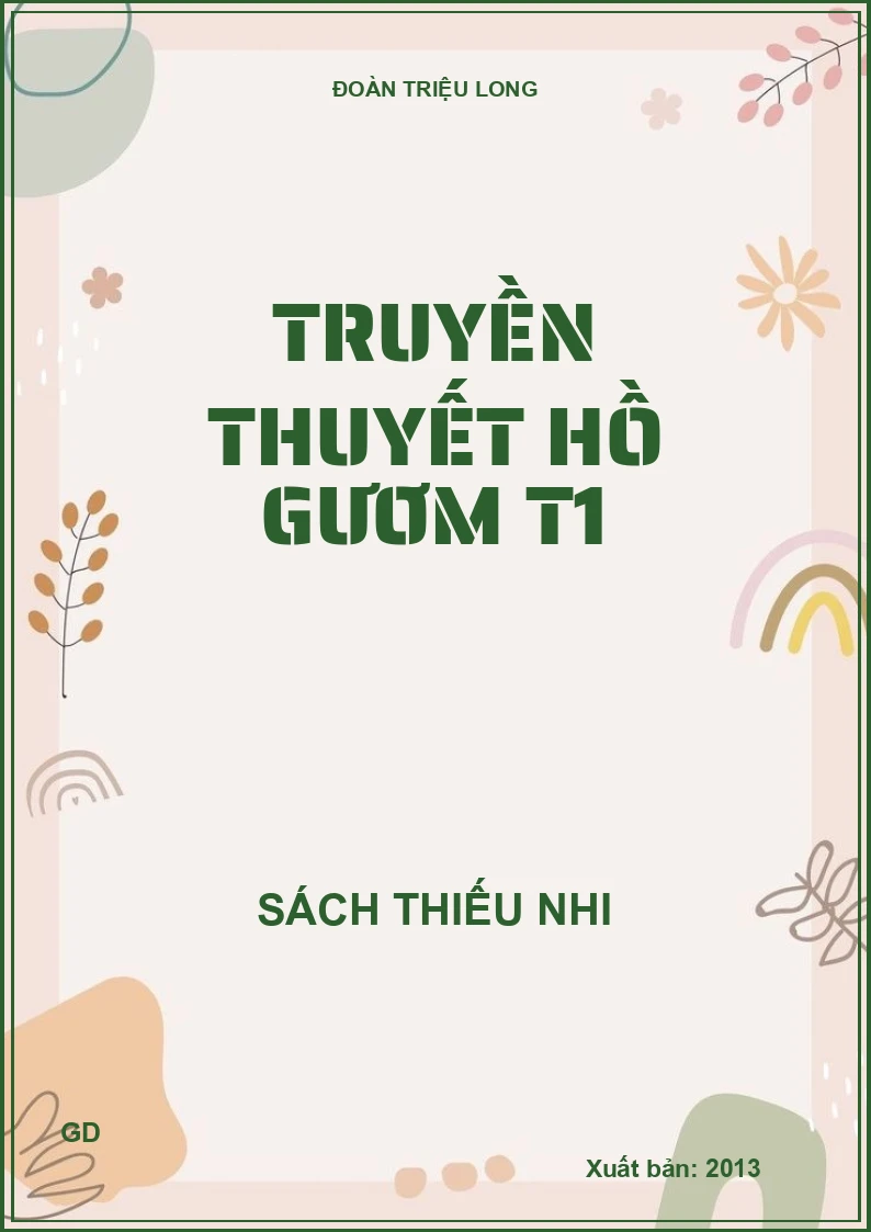 Truyền thuyết Hồ Gươm T1