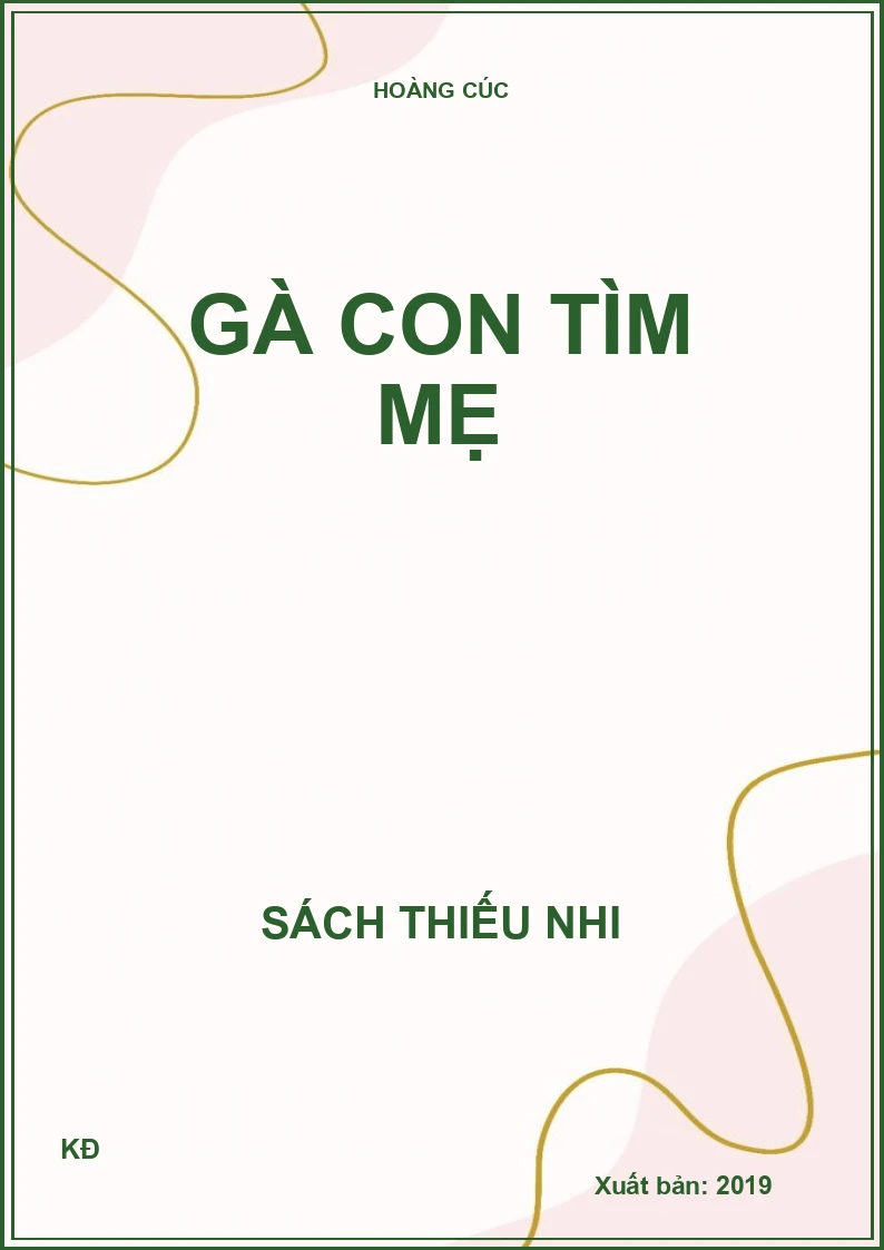Gà con tìm mẹ