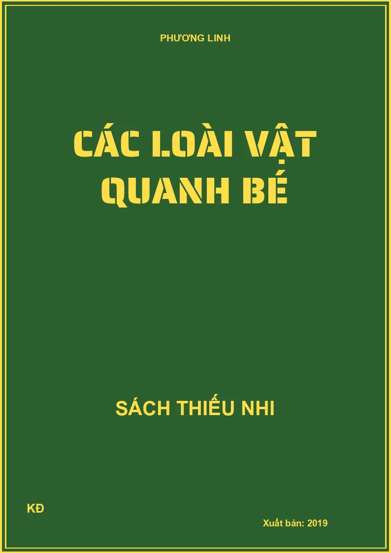 Các loài vật quanh bé
