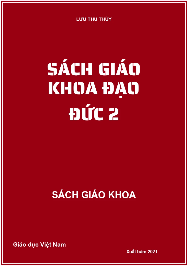 Sách Giáo Khoa Đạo đức 2