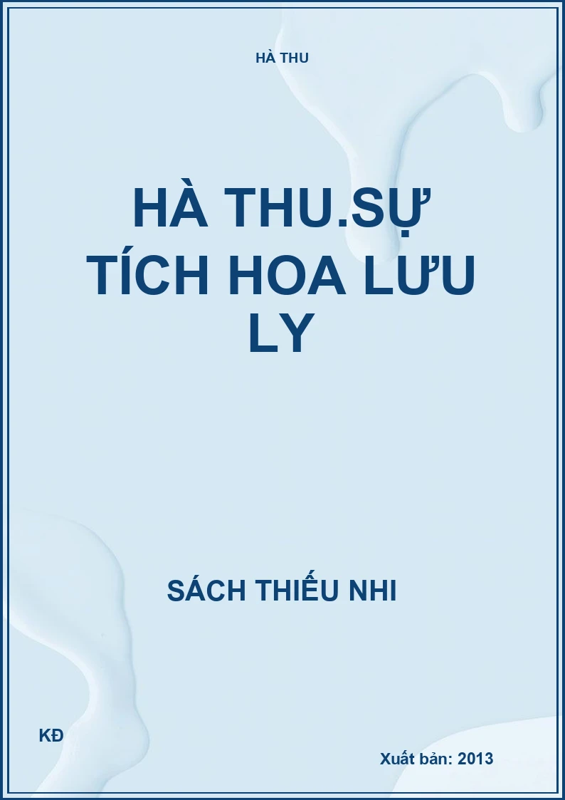 Sự tích hoa lưu ly