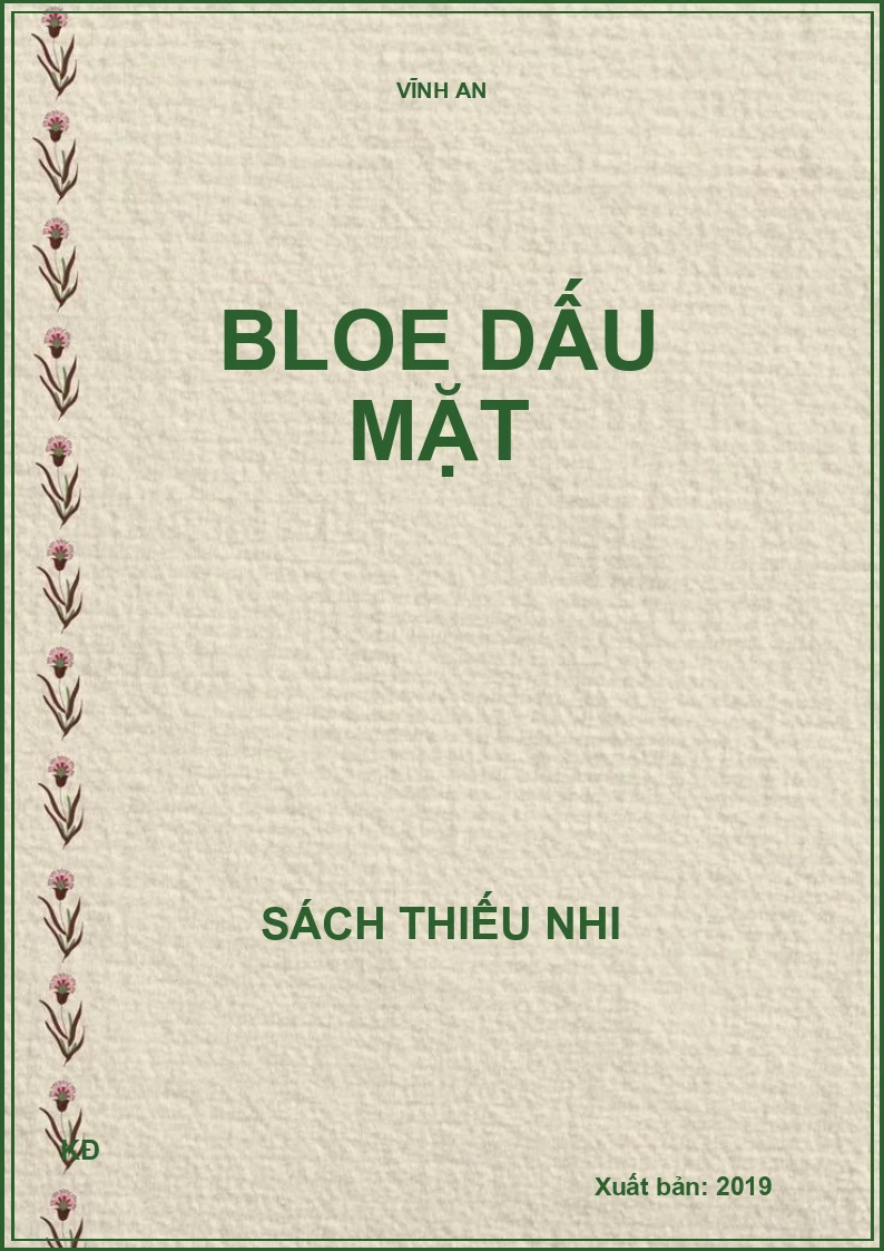 Bloe dấu mặt