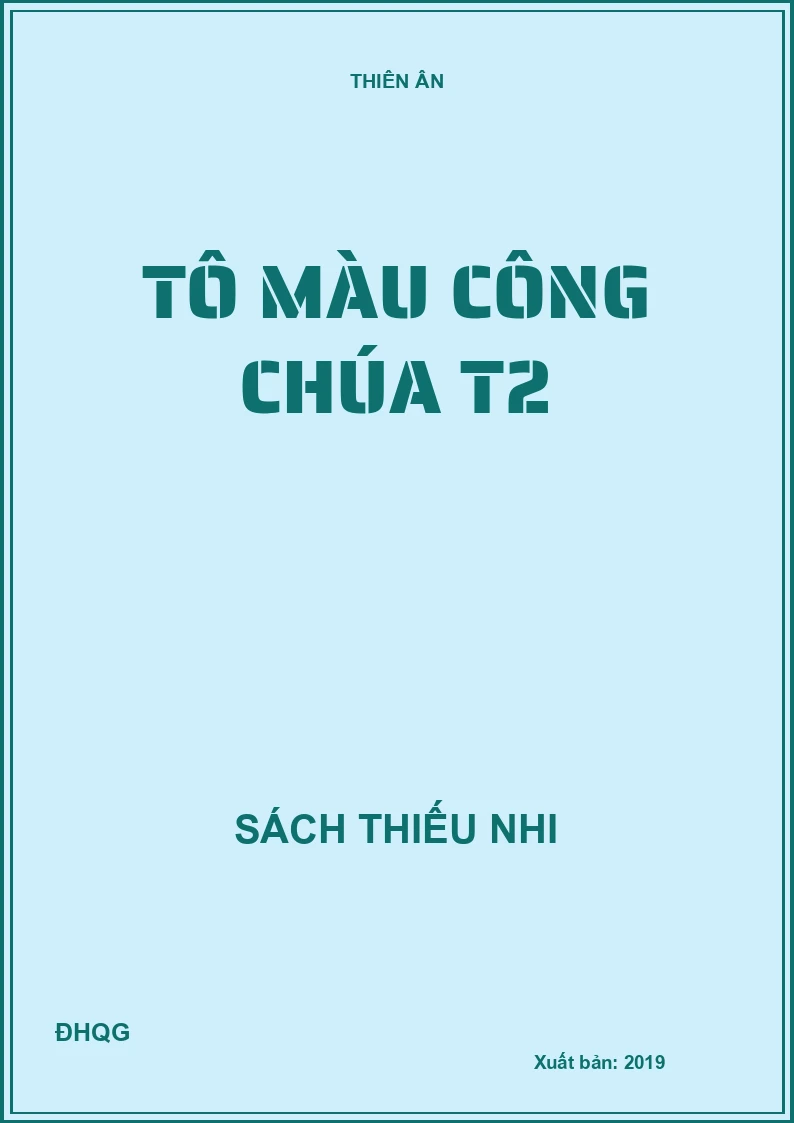 Tô màu công chúa T2