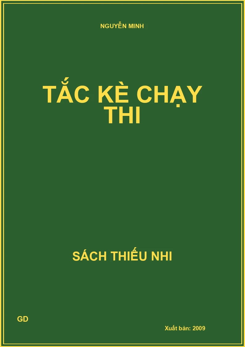 Tắc kè chạy thi