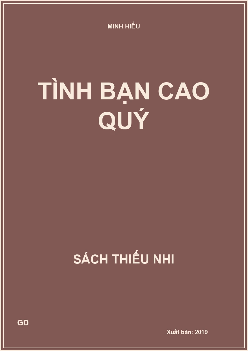Tình bạn cao quý
