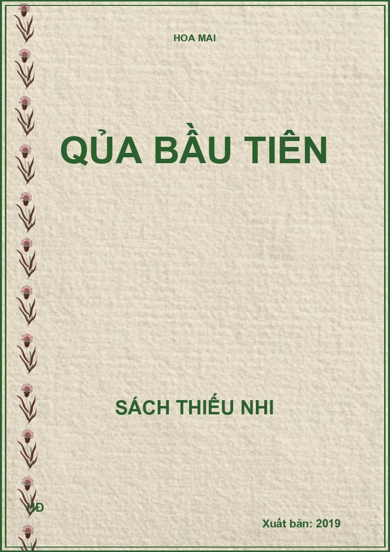 Qủa bầu tiên