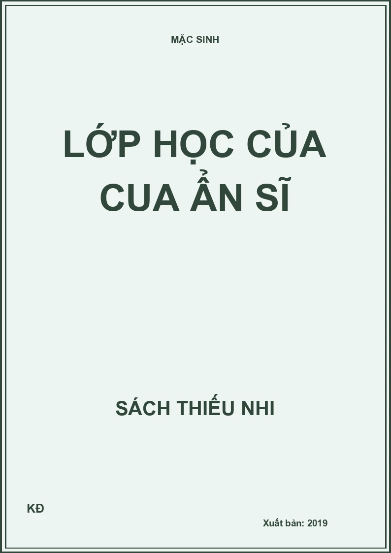 Lớp học của cua ẩn sĩ