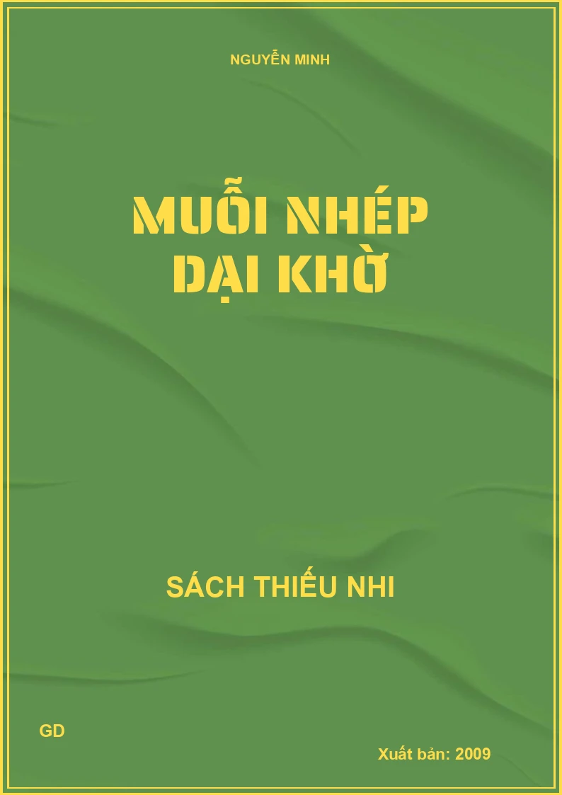 Muỗi nhép dại khờ