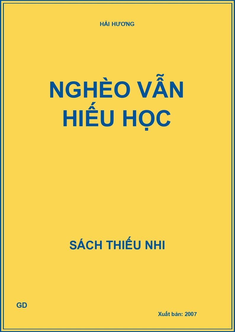 Nghèo vẫn hiếu học