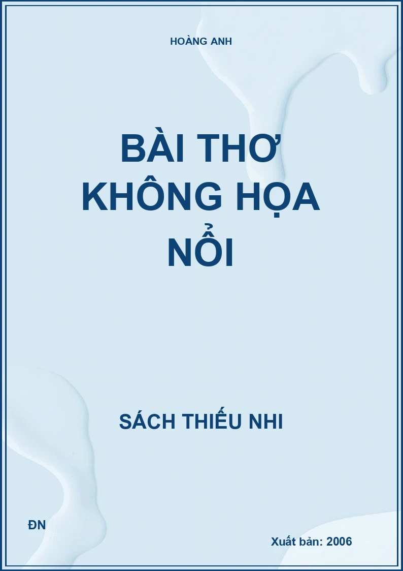 Bài thơ không họa nổi