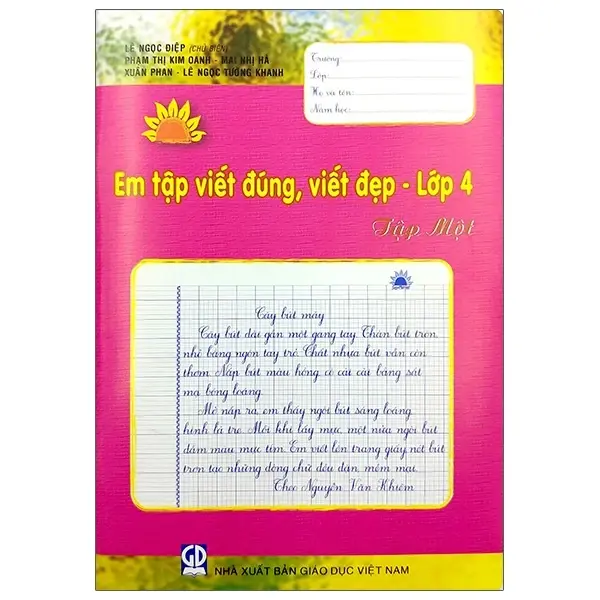 Em Tập Viết Đúng Viết Đẹp - Lớp 4 (Tập 1)