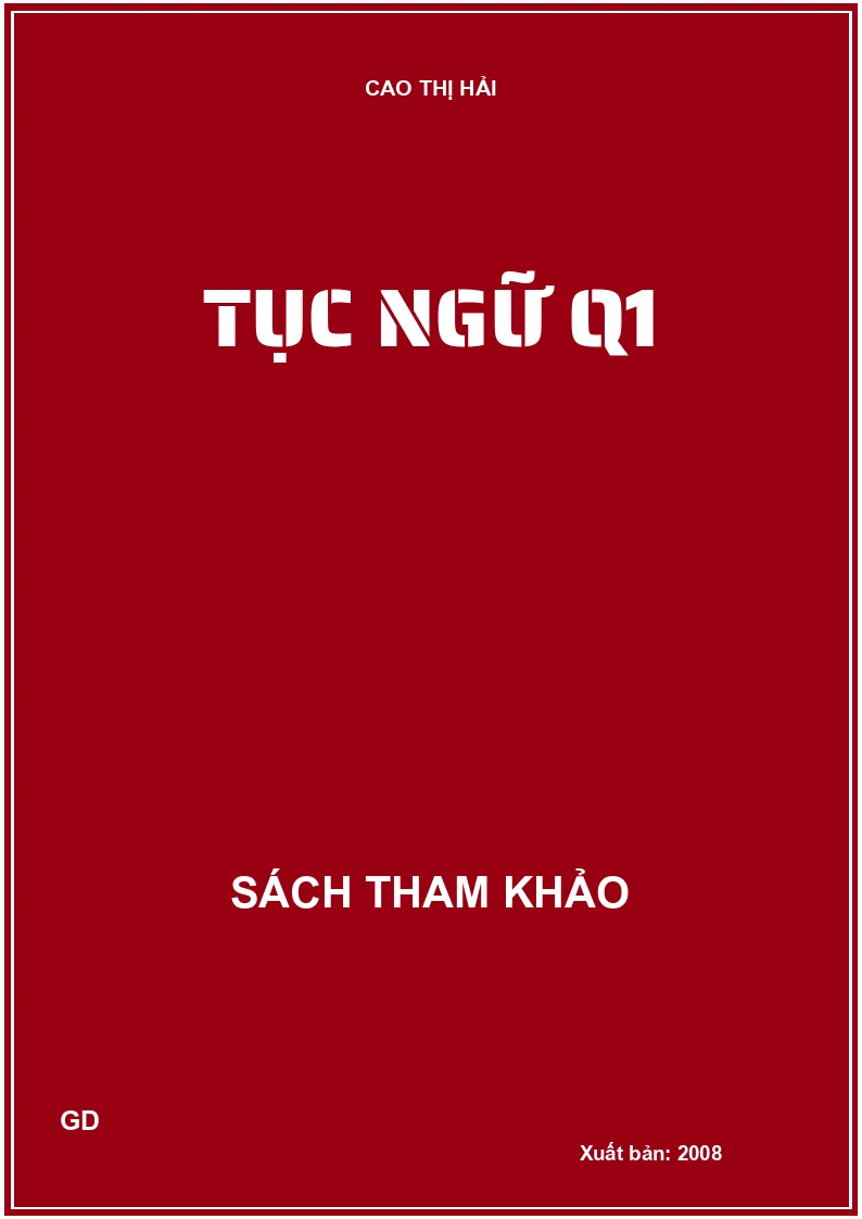 Tục ngữ Q1