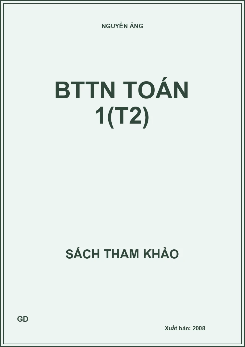 BTTN toán 1(T2)