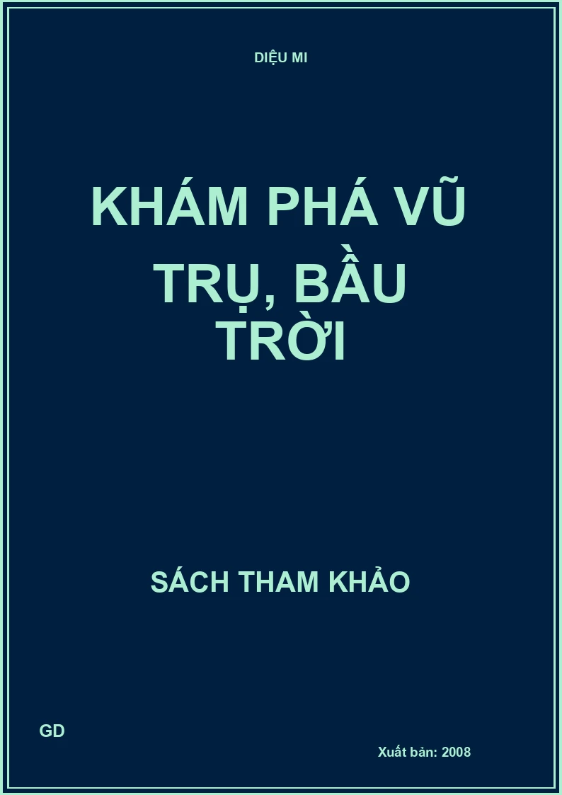 Khám phá vũ trụ, bầu trời