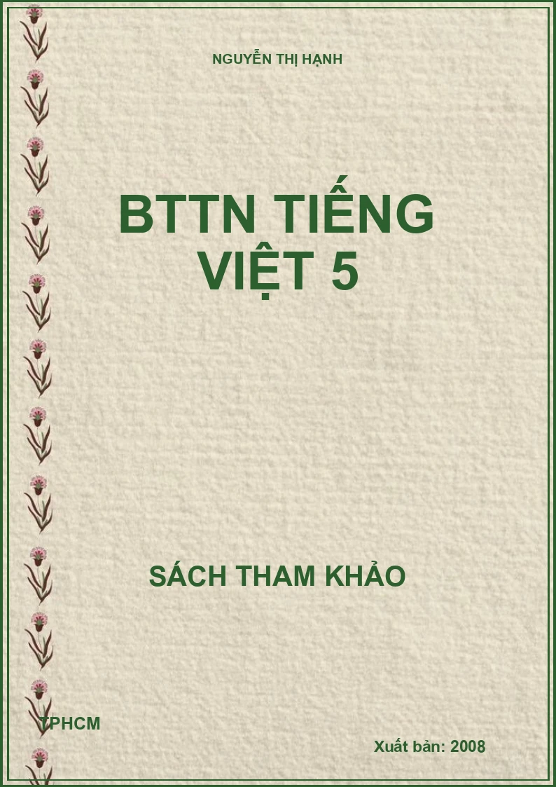 BTTN Tiếng Việt 5