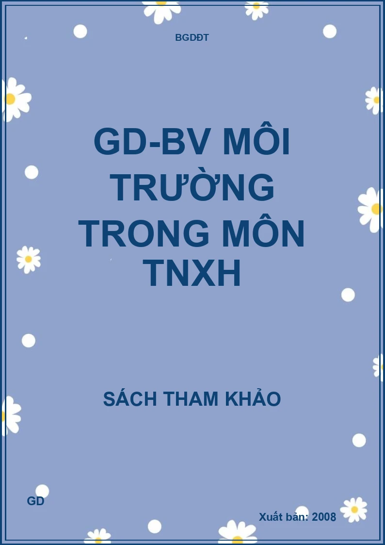 GD-BV môi trường trong môn TNXH