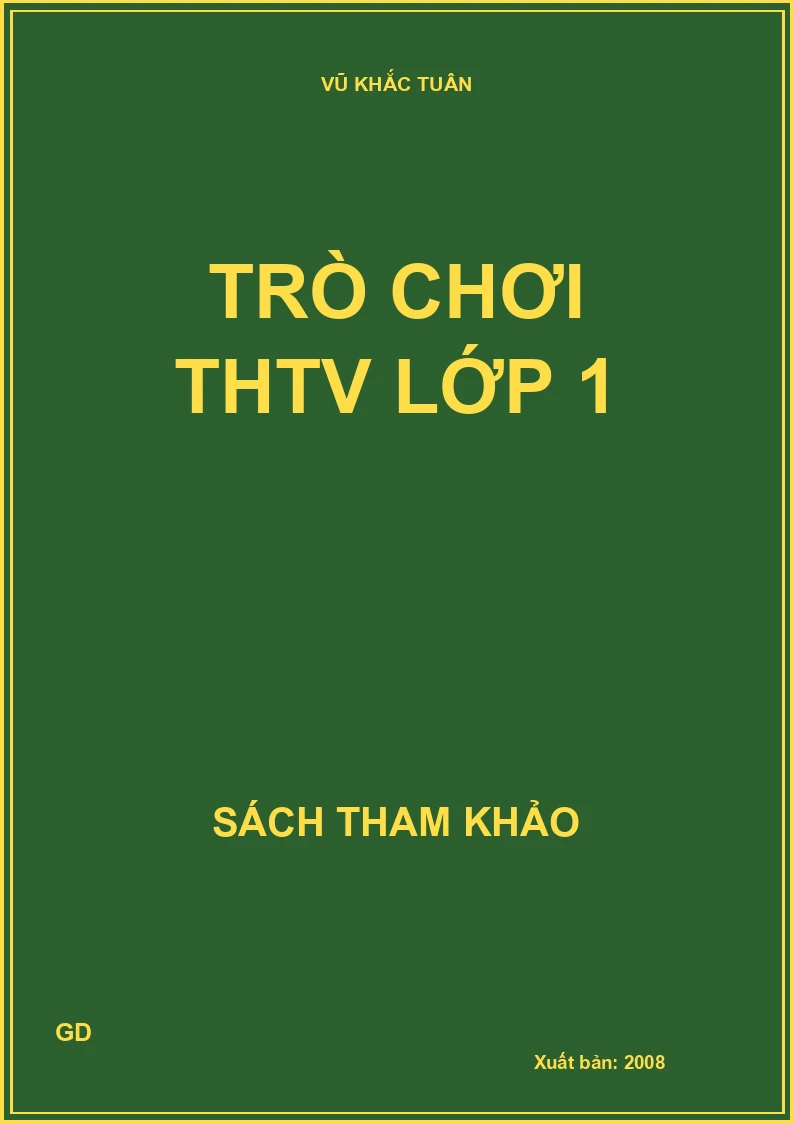 Trò chơi THTV lớp 1
