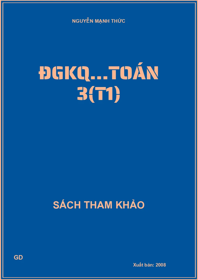ĐGKQ...toán 3(T1)