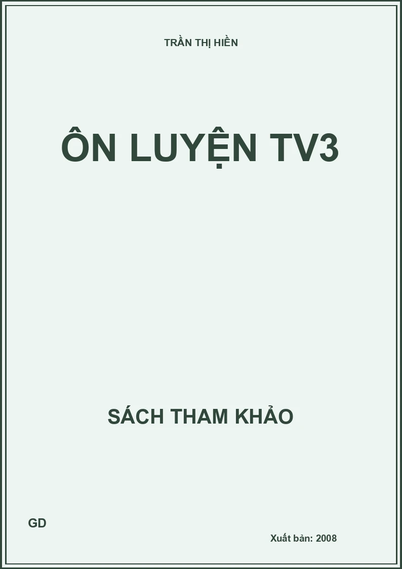 Ôn luyện TV3