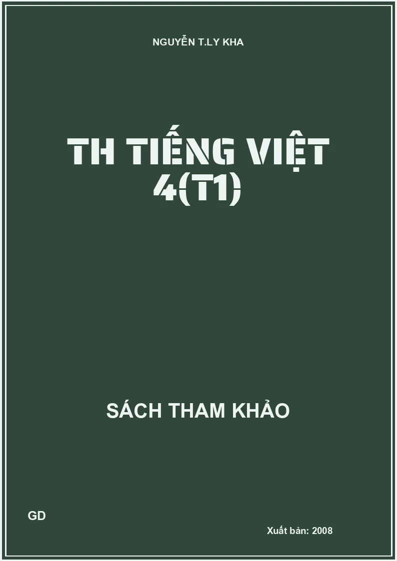 TH Tiếng việt 4(T1)