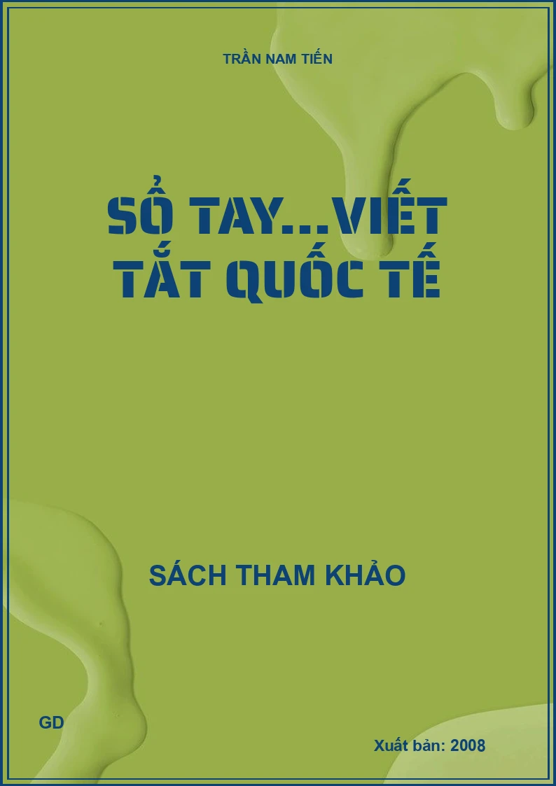 Sổ Tay Tra Cứu Chữ Viết Tắt Quốc Tế Thông Dụng