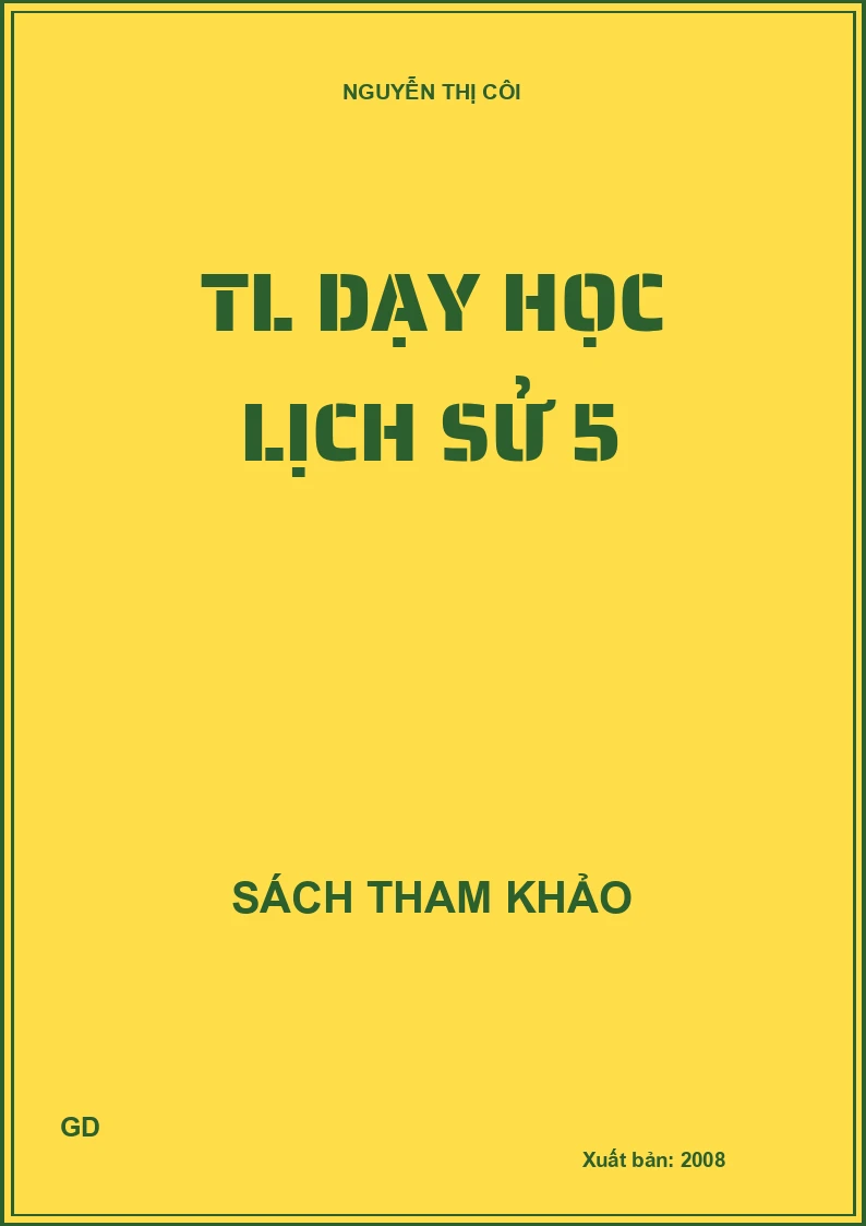 TL dạy học lịch sử 5