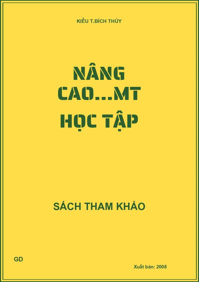 Nâng cao...MT học tập