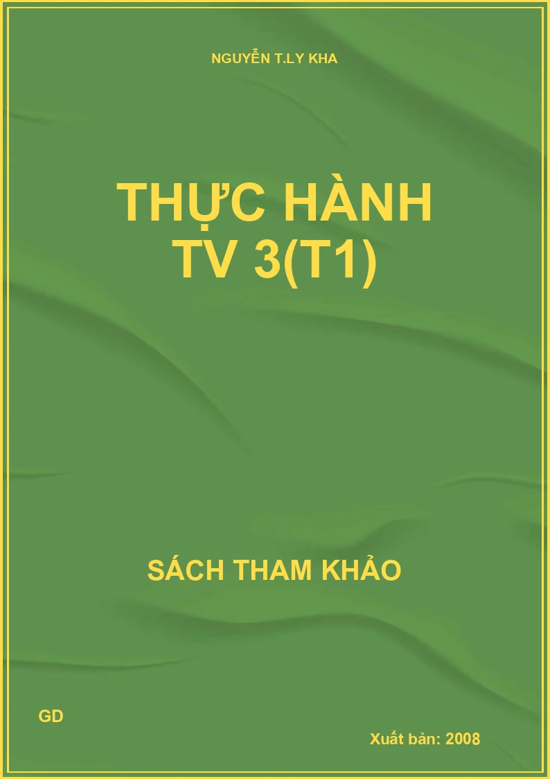 Thực hành TV 3(T1)