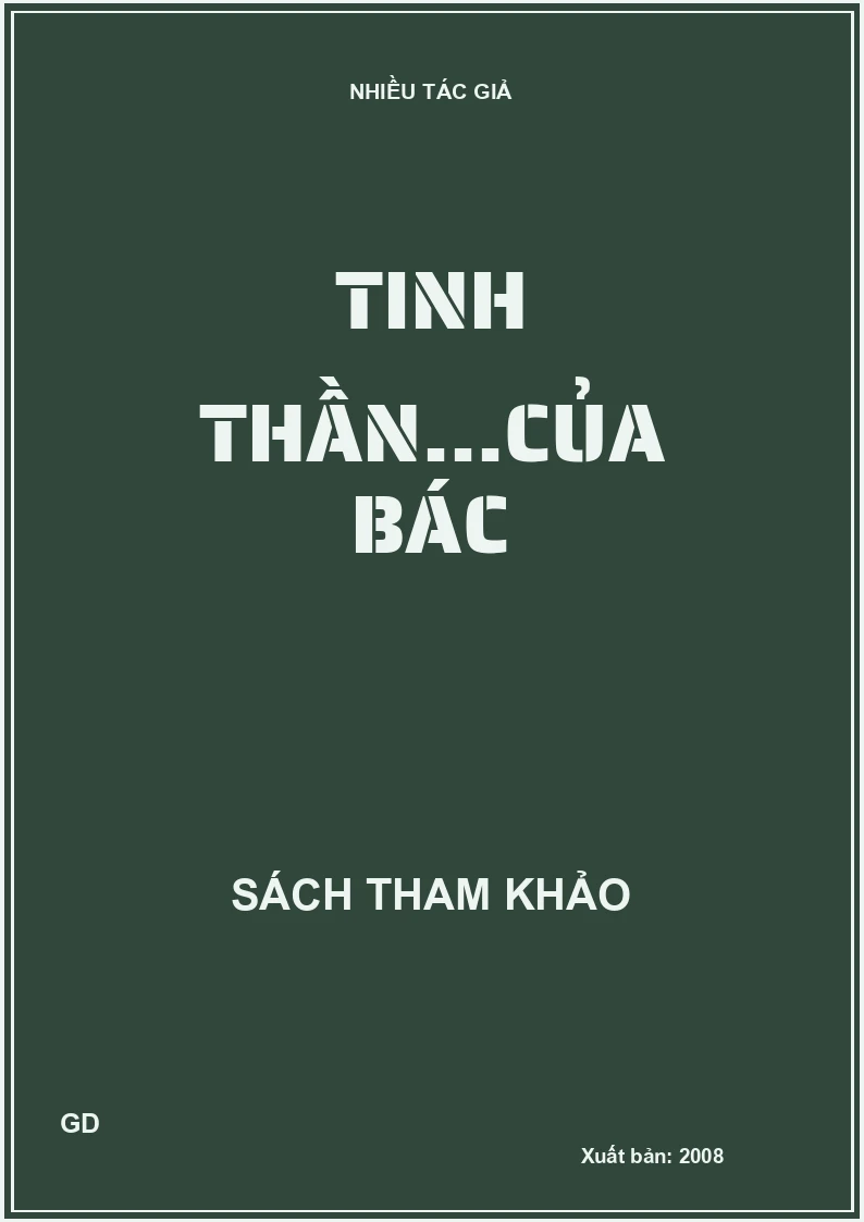 Tinh thần...của Bác