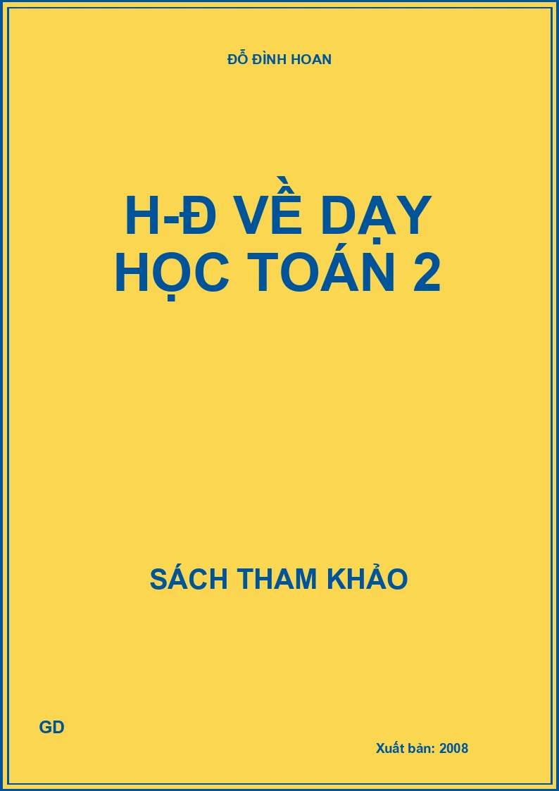 H-Đ về dạy học toán 2