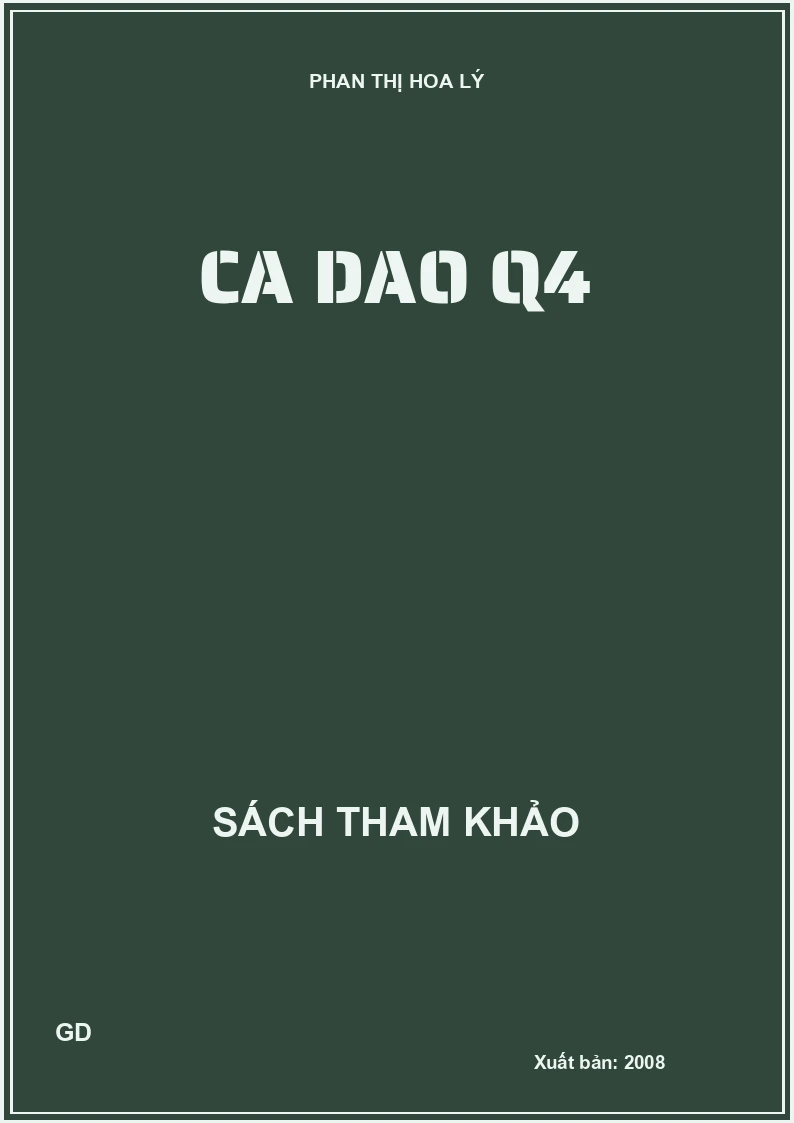 Ca dao Q4