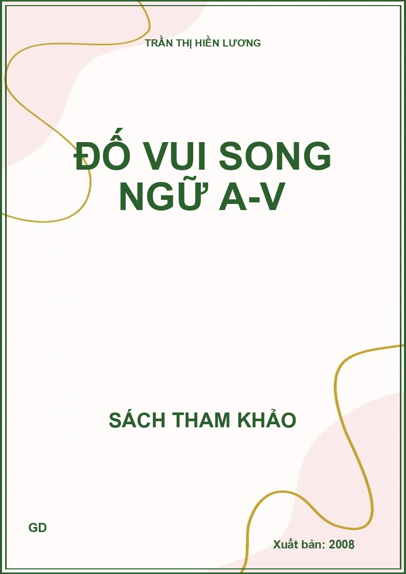 Đố vui song ngữ A-V