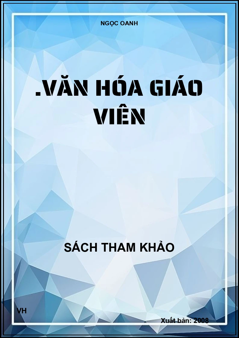 Văn hóa Giáo Viên