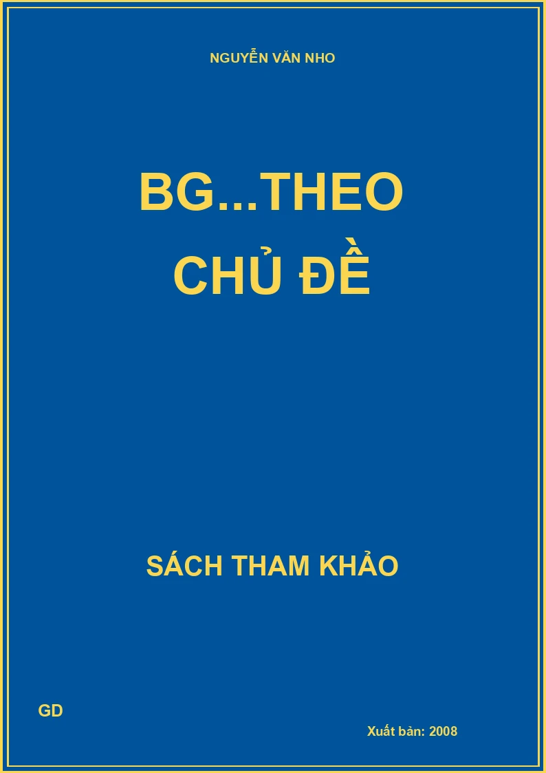 BG...Theo chủ đề