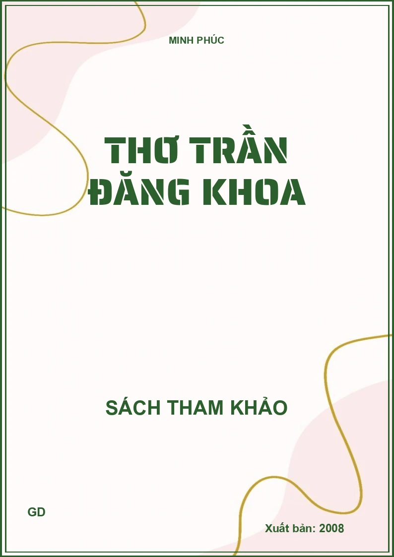 Thơ Trần Đăng Khoa