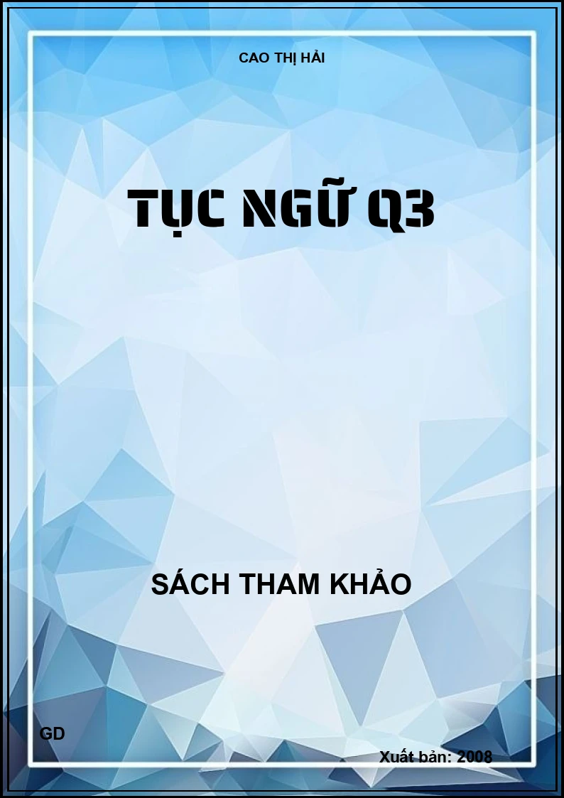 Tục ngữ Q3