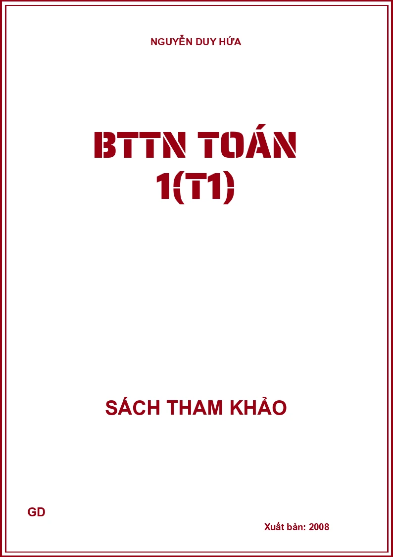 BTTN toán 1(T1)