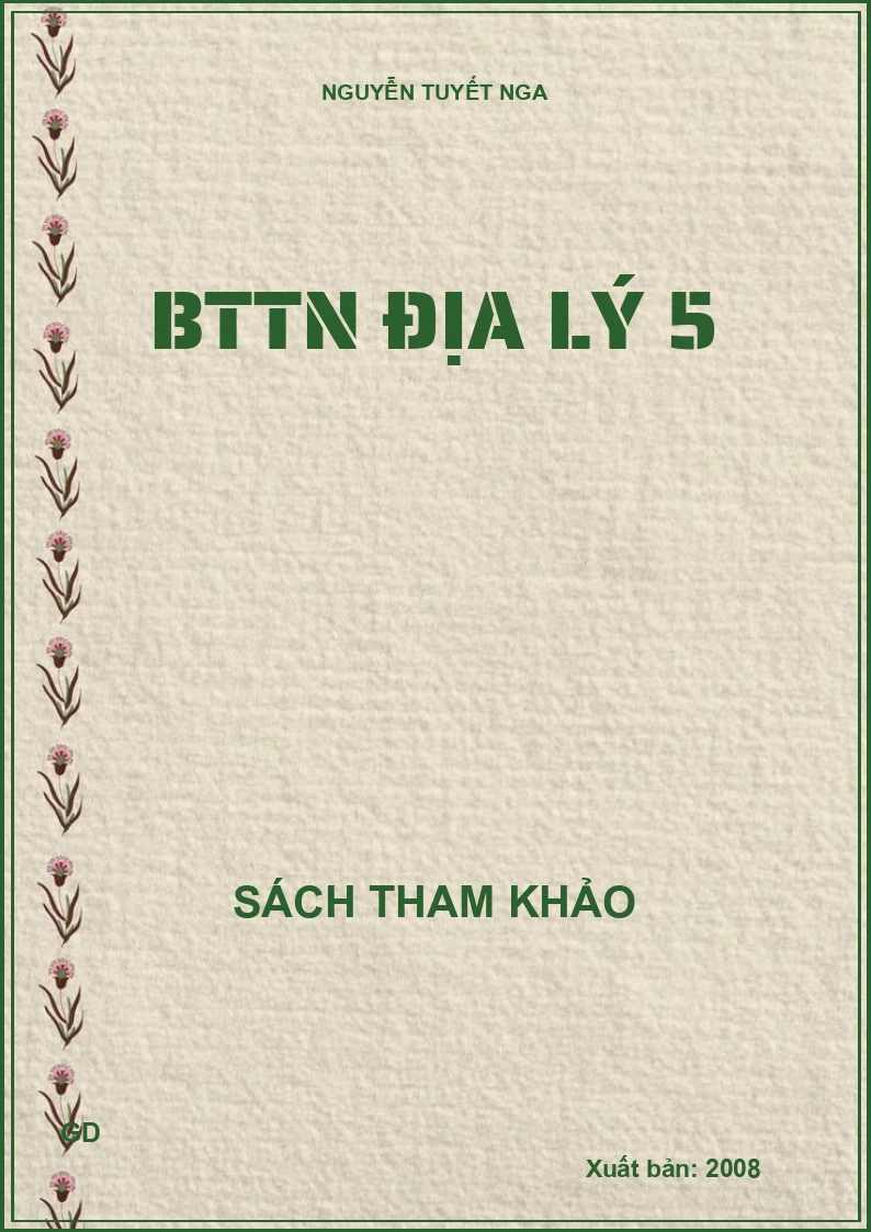 BTTN địa lý 5