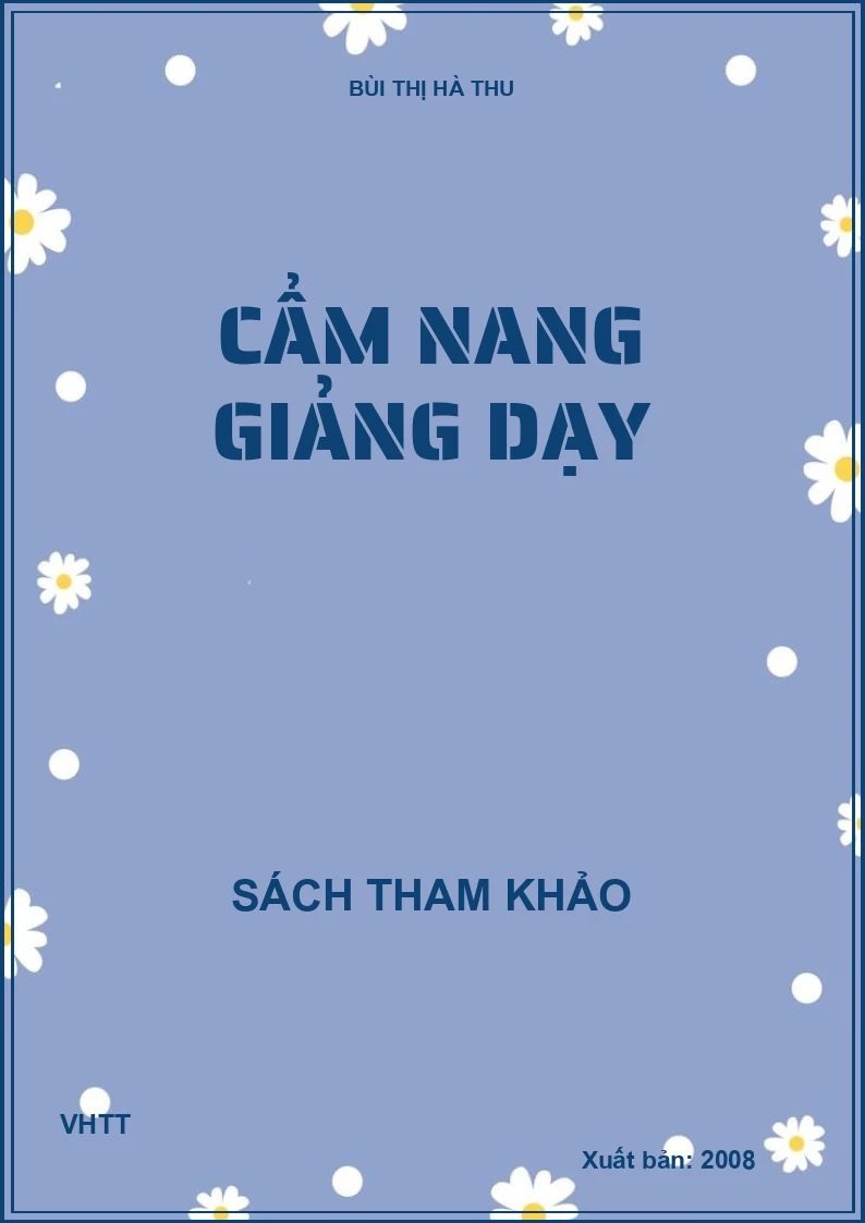 Cẩm nang giảng dạy