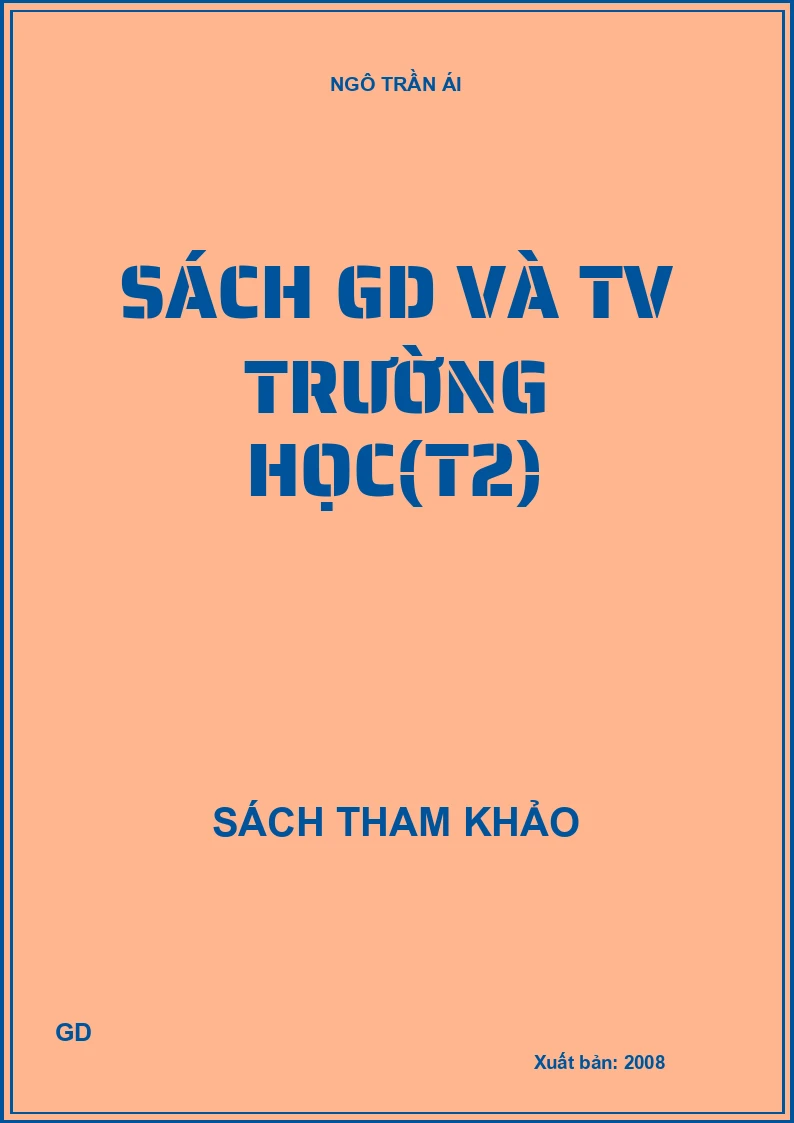 Sách GD và TV trường học(T2)