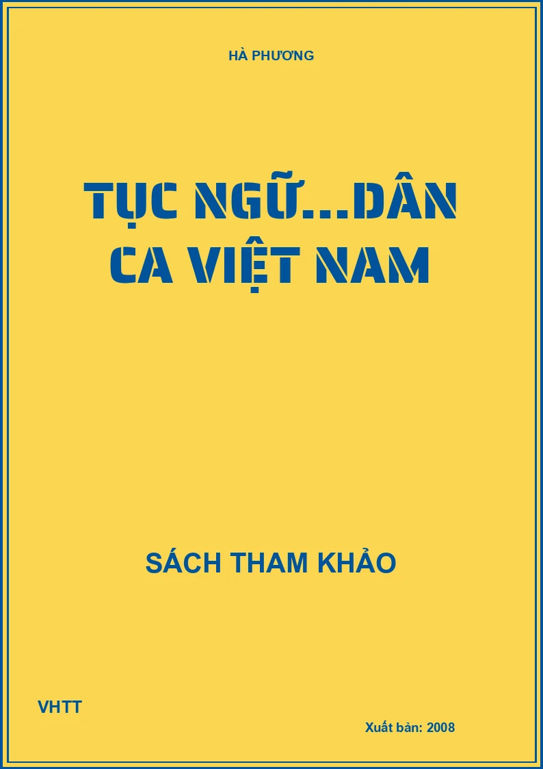 Tục ngữ...dân ca Việt Nam