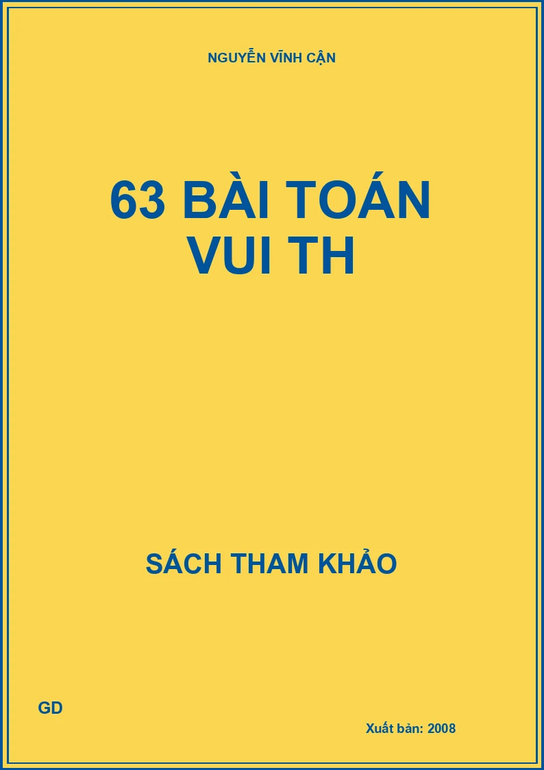 63 bài toán vui TH